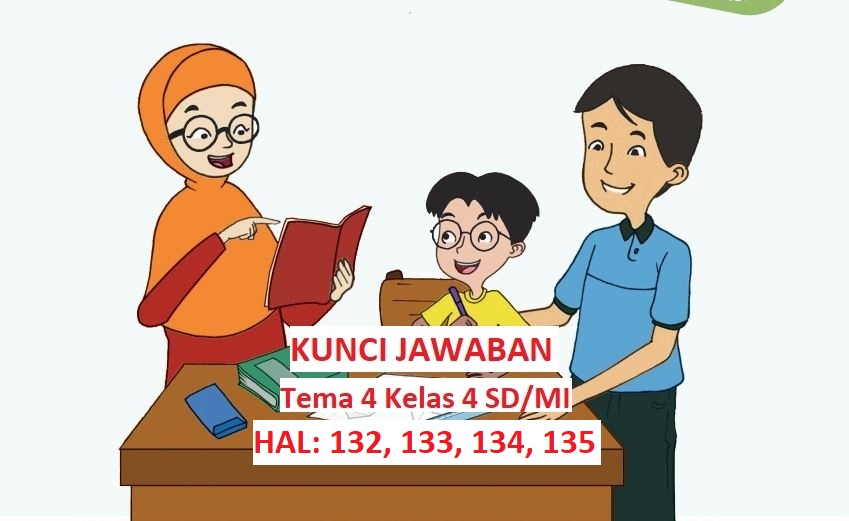 PEMBAHASAN Kunci Jawaban Tema 4 Kelas 4 Halaman 132 133 134 135 Pembelajaran 6 Subtema 3