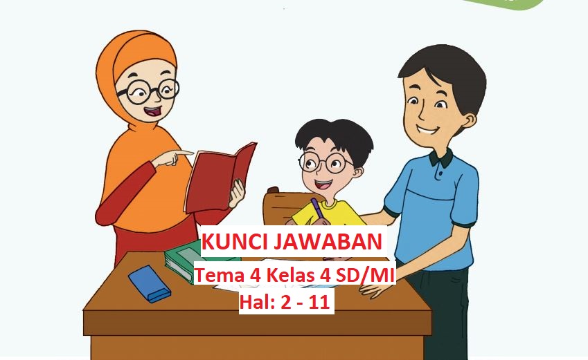 Kunci Jawaban Buku Tematik Tema 4 Kelas 4 Halaman 2 3 4 5 7 8 9 10 11 Subtema 1 PB 1