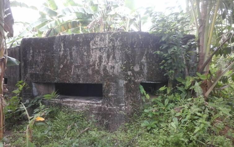 Cagar Budaya Pillbox Jepang Apar di Kota Pariaman