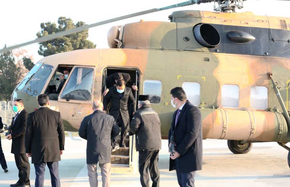 Jusuf Kalla, Wakil Presiden dua periode tiba di Kabul, Afghanistan, Rabu (23/12/2020). Ril/Halonusa