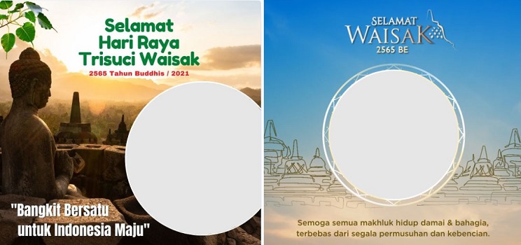 Kumpulan Twibbon Waisak 2021 di Twibbonize.com