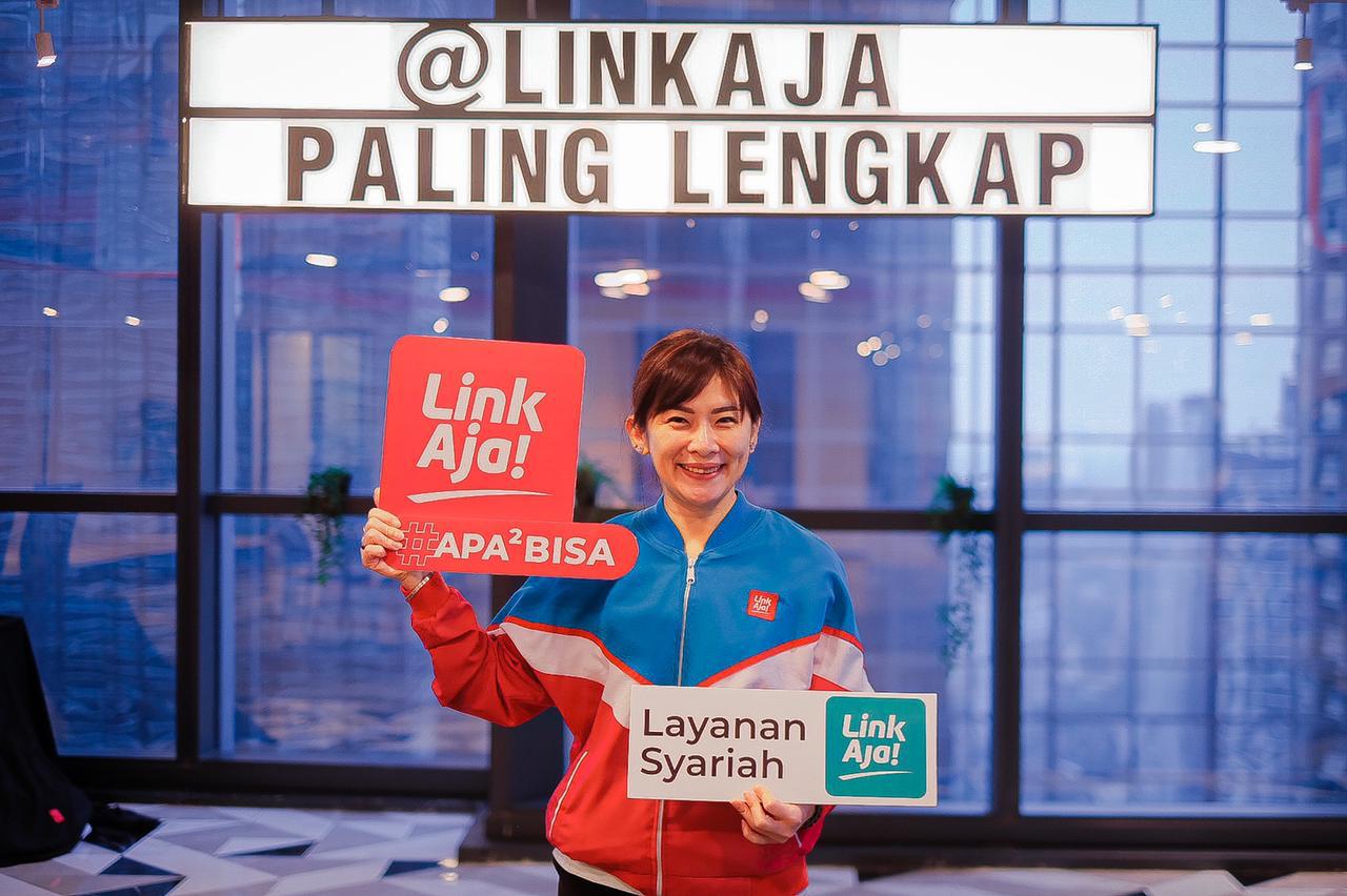 CEO LinkAja- Haryati Lawidjaja meluncurkan campaign #Apa2Bisa pada HUT ke-2 LinkAja