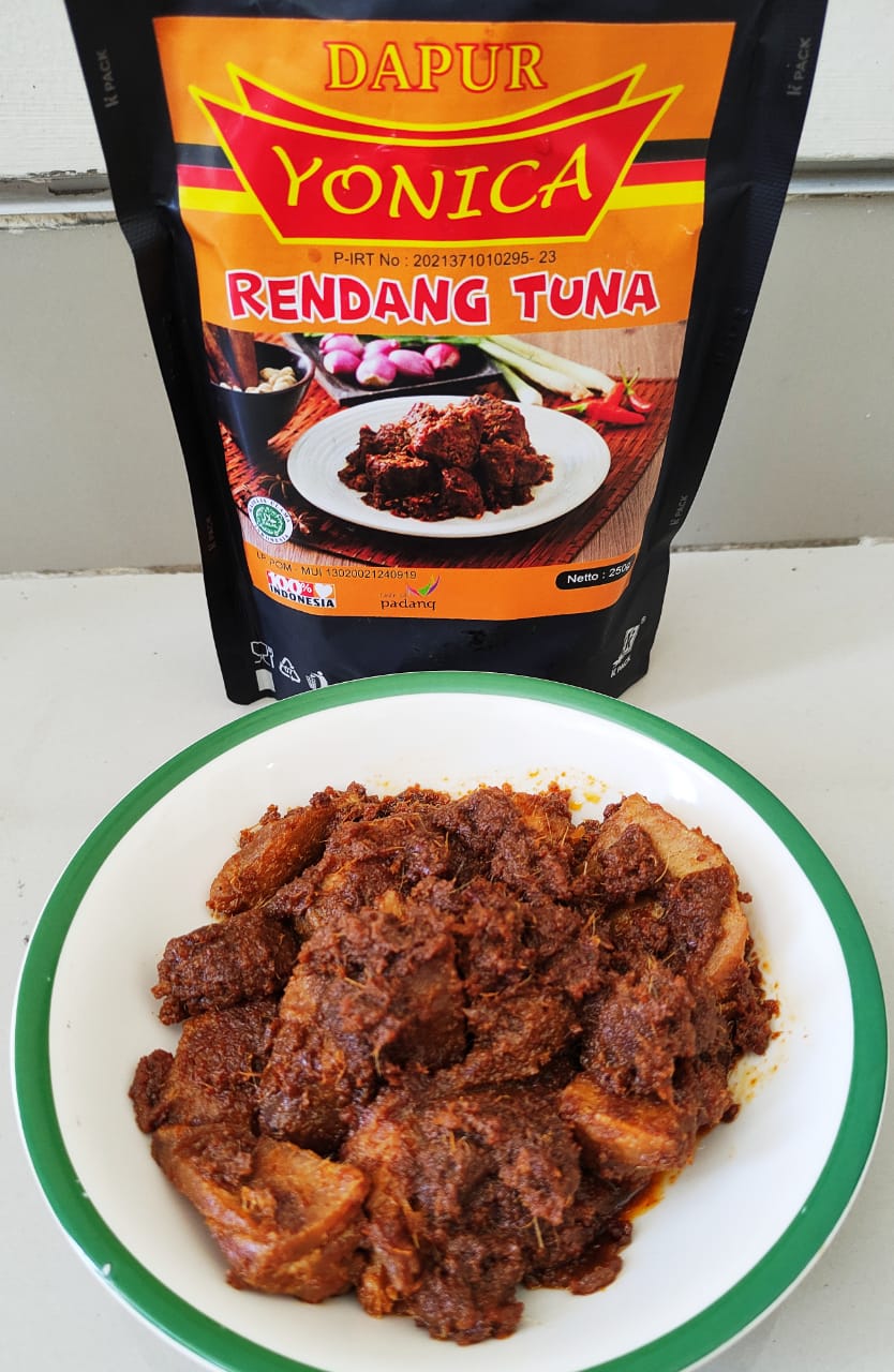 Dapur Yonica, UMKM di Padang Menyediakan Rendang Ikan Tuna dan Sobat Bisa Jadi Reseller (Ros Mawarty) | Halonusa Menyapa UMKM Indonesia