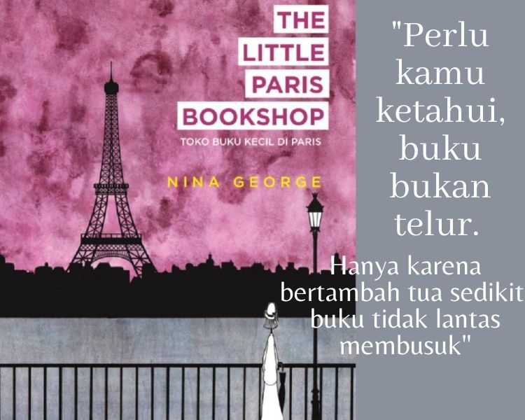 Sinopsis Baca Novel The Little Paris Bookshop (Toko Buku Kecil di Paris) Penulis Nina George