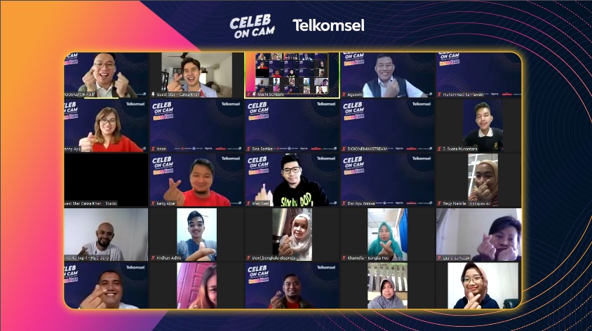 Dalam memeriahkan momen akhir tahun 2021, Telkomsel kembali menggelar acara Celeb on Cam menghadirkan sosok musisi Cakra Khan (27/12). Acara hiburan digital sekaligus bincang inspiratif ini dihadirkan sebagai bentuk apresiasi bagi para jurnalis, komunitas