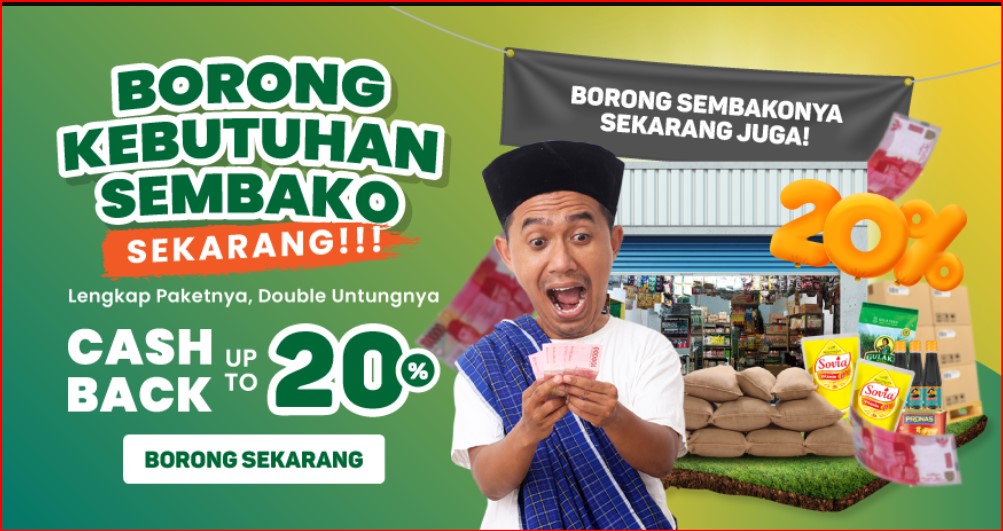 [20%] Borong Paket Sembakomu Sekarang! Pakai Kode Voucher Ralali.com