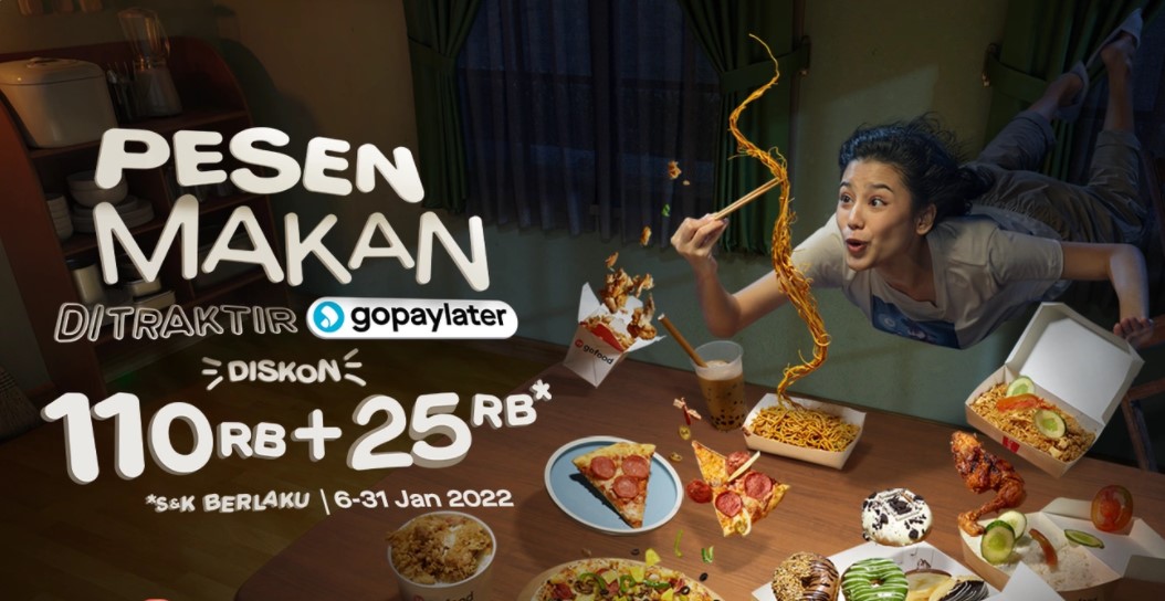 [Update] Promo GoFood Hari ini: Dapatkan Diskon Belanja Pakai GoPayLater Hingga Rp110.000