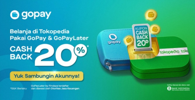 Cara Menyambungkan Akun GoPay ke Dalam Aplikasi Tokopedia