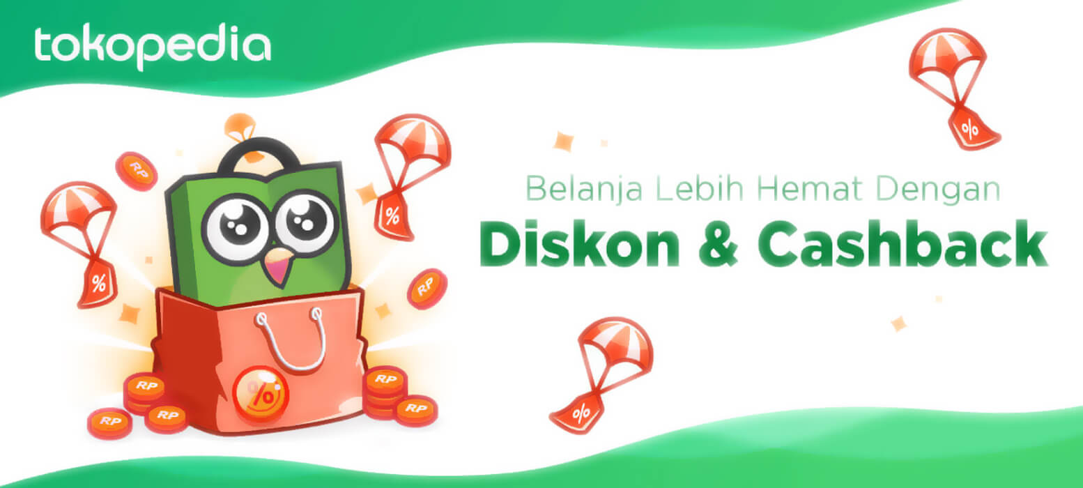 5 Kode Promo Tokopedia Hari Ini Februari 2022, Dapatkan Cashback dan Diskon Hingga 50 Persen (Foto: Tokopedia/Halonusa)