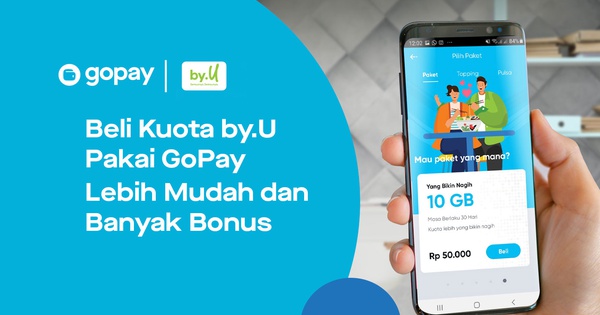 Promo by.U Februari 2022: Bayar Pakai GoPay Dapatkan Cashback 50 Persen (Foto: Gojek/Halonusa)