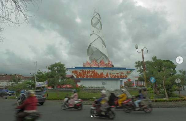 Tugu Padang Area yang memiliki histori perjuangan