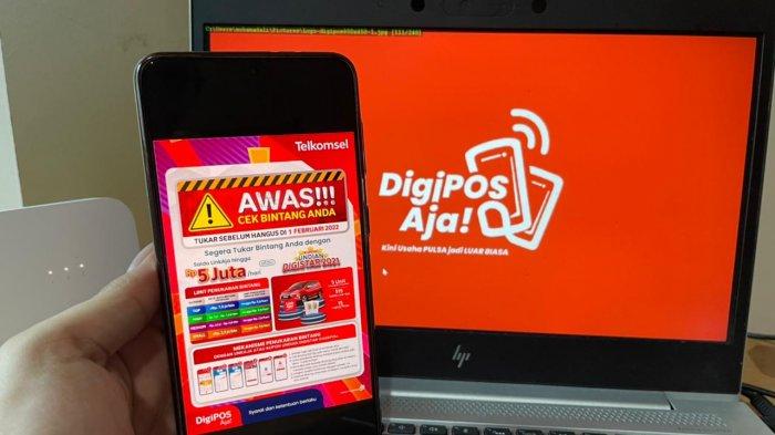 Melalui program Undian Digistar, Telkomsel memberikan beragam hadiah menarik dari mulai 5 unit Mobil Xpander, 15 Logam Mulia (10 gram) hingga Jutaan Rupiah Saldo Link Aja bagi para mitra outlet Digipos Aja yang aktif bertransaksi produk dan layanan Telkom