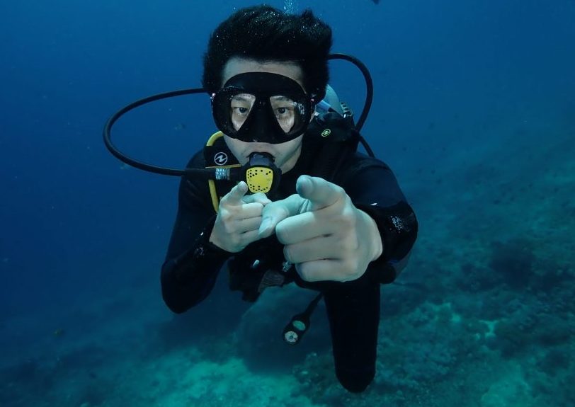 SCUBA DIVER | Tamu asal mancanegara menikmati Selam skuba (Scuba Diver) di perairan Bali, Indonesia. (Documentary: Kariadil Harefa/Tanharimage/Halonusa)