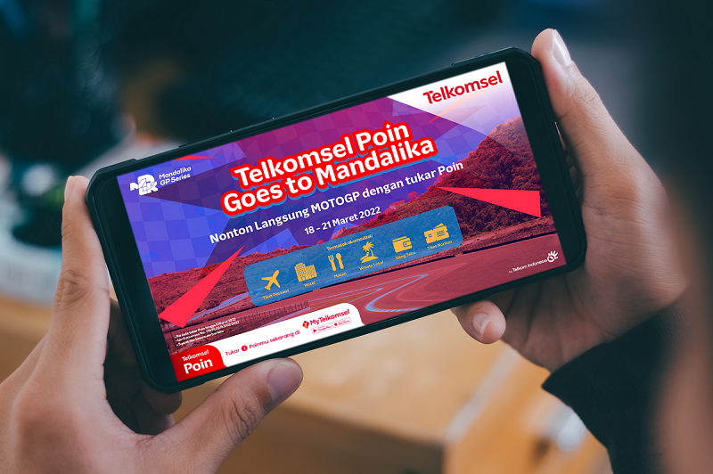 Telkomsel menggelar program loyalitas Telkomsel Poin Goes to Mandalika bagi pelanggan untuk mendapatkan kesempatan menyaksikan seri MotoGP 2022 secara langsung hanya dengan menukarkan 1 Telkomsel Poin dan akan memperoleh 1 kupon Lucky Draw Paket Perjalana