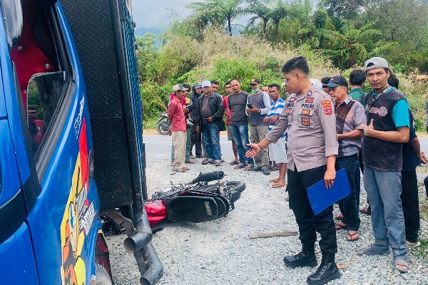 Kecelakaan maut di jalan lintas Padang-Solok. (Foto: Dok. Polres Solok)