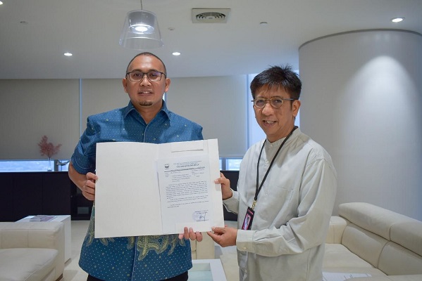 Andre Rosiade bertemu dengan Dirut Telkomsel, Hendry Mulyana Syam. (Foto: Dok. Tim AR)