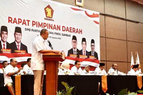 Rapimda Partai Gerindra Sumbar. (Foto: Istimewa/Dok. Tim AR)