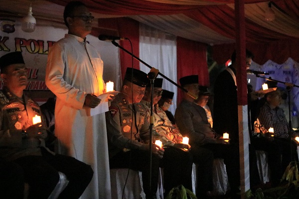 Doa lintas agama untuk Polri. (Foto: Istimewa/Dok. Humas Polda Sumbar)