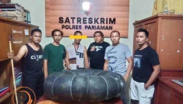Polisi amankan pelaku pencurian di Kantor DPRD Padang Pariaman (FOto: Istimewa)