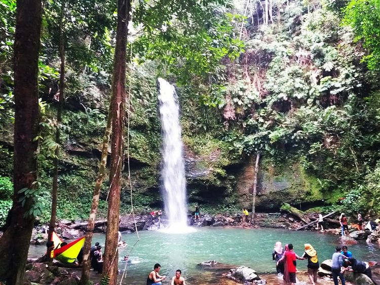 Air Terjun Timbulun Dharmasraya (Foto: Instagram Fepuspita)