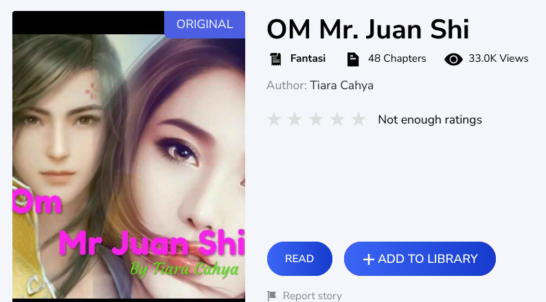 Novel OM MR Juan Shi. (Foto: Webnovel)