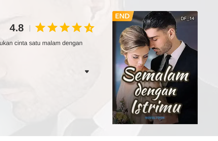 Link baca gratis novel Semalam Dengan Istrimu full episode dalam format PDF dan bocoran sinopsisnya. (Foto: Noveltoon)