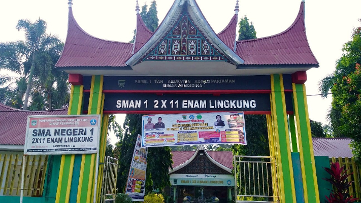 Salah satu sekolah di wilayah 2x11 Enam Lingkung di Sumbar. (Foto: SMAN 1 2x11 Enam Lingkung)