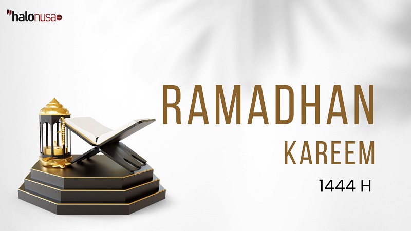 Ramadhan Kareem 2023. (Foto: Canva/Halonusa.com)