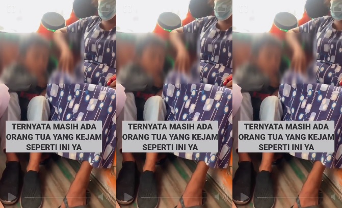 Tangkap Layar Video Viral Emak-emak aniaya bocah di Angkot Padang. (Foto: Istimewa)|Tangkap Layar Video Viral Emak-emak aniaya bocah di Angkot Padang