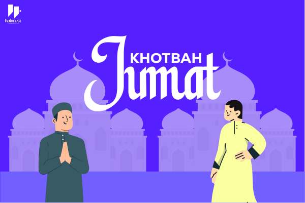 Ilustrasi Khotbah Jumat. (Ilustrator: Ryan Ramadi/Halonusa)