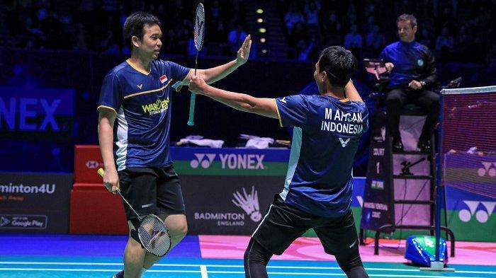 Pasangan ganda putra Mohammad Ahsan-Hendra Setiawan. (Foto: PBSI.id)
