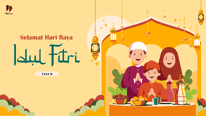 Ilustrasi Idul Fitri (Ilustrator: Yurico Hamdani/Halonusa)