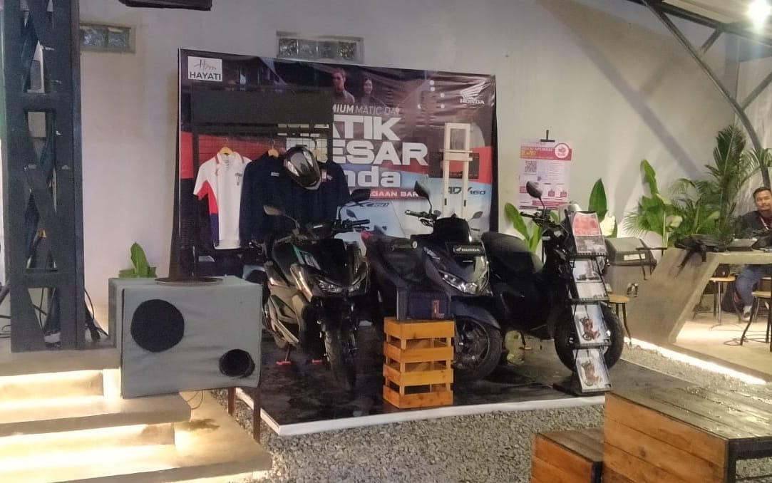 Honda Hayati menghadirkan skutik di kelas premium yang meliputi Honda Vario 160, Honda PCX 160, dan Honda ADV160. (Foto: Honda Hayati)