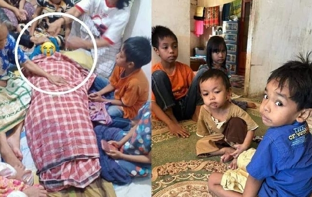 Ibu Tewas karena Kecelakaan Tinggalkan 4 anak, kini diusir dari kontrakan. (Foto: IInstagram @awreceh)