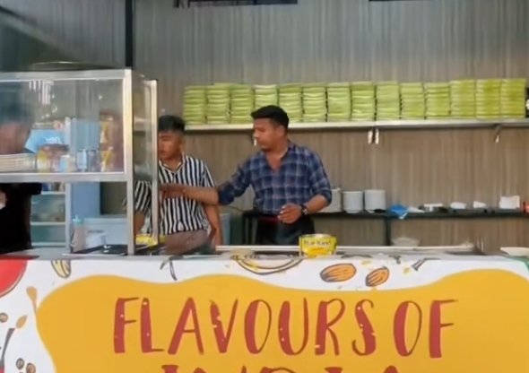 Kuliner India yang viral di TikTok. (Foto: tangkapan layar @Richosaptahadi)