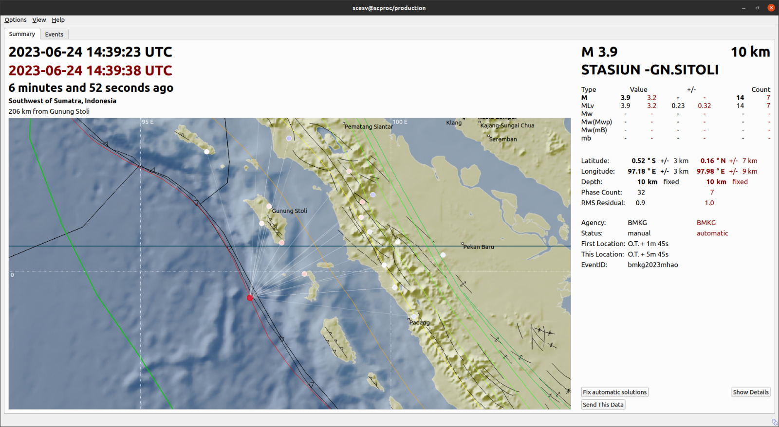 Ilustrasi gempa. (Foto: BMKG)