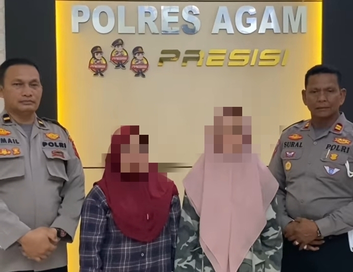 Wanita di Agam yang mengumpat polisi akhirnya menyesal dan minta maaf. (Foto: SS Instagram @humas_polresagam)