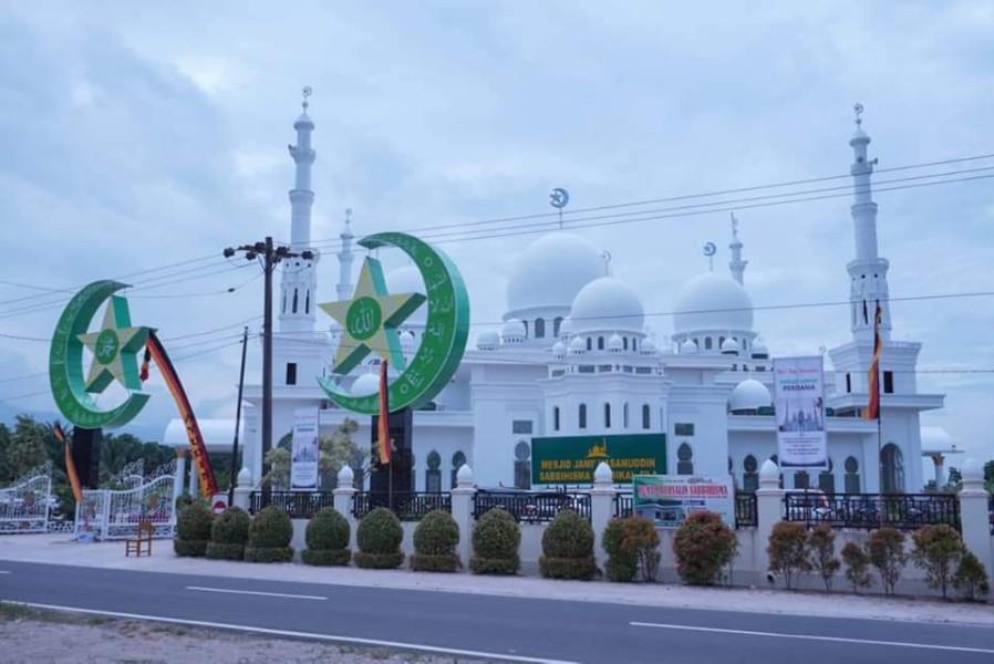 Masjid Jami'ak Hasanuddin Padang Pariaman. (Foto; istimewa)