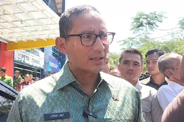 Menteri Pariwisata dan Ekonomi Kreatif (Menparekraf) RI, Sandiaga Uno. (Foto: Kompas.com)