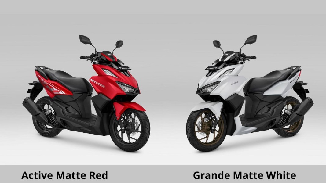 New Honda Vario 160 dihadirkan pada tipe CBS-ISS melalui pilihan warna premium yakni Grande Matte White dan Grande Matte Black. (Foto: AHM)