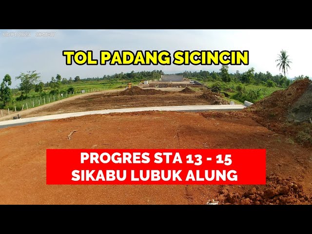 Progres Tol Seksi padang-Sicincin. (Foto: YouTube Minang Yes)