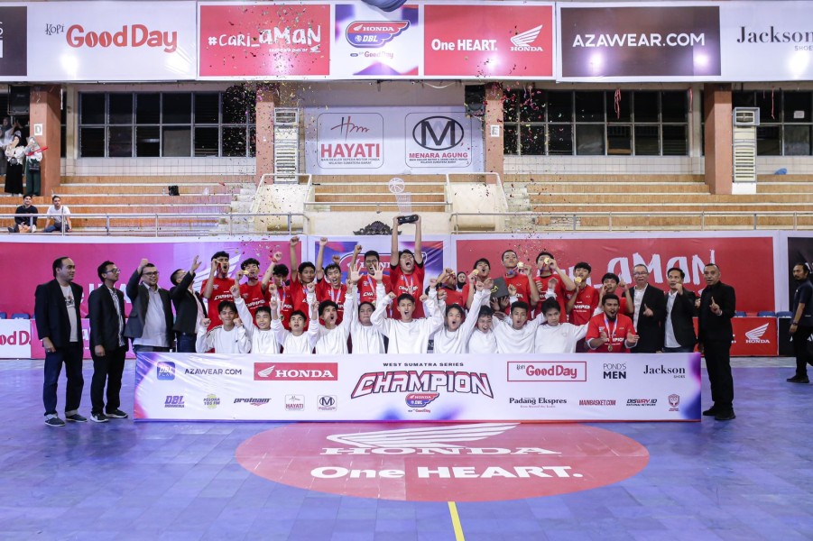 MA Ar Risalah juara Honda DBL with Kopi Good Day 2023 West Sumatra Series. (Foto: Istimewa)