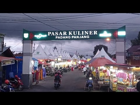 Pasar Kuliner Padang Panjang. (Foto: istimewa)