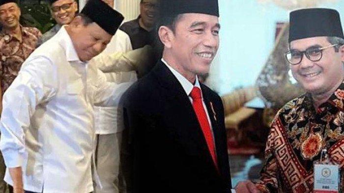 Kolase Prabowo, Jokowi dan Wamentan. (Foto: Tribunmedan)