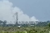 Kebakaran hutan di Pesisir Selatan. (Foto: istimewa)