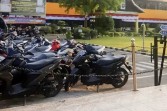 Motor berknalpot brong diamankan polisi. (Foto: istimewa)