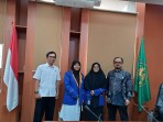 HALONUSA.COM - Prodi Ilmu Alquran dan Tafsir mengutus 2 orang mahasiswinya mengikuti magang di lajnah pentashihan mushaf alquran di Jakarta.   Ini merupakan pertama sekali dalam sejarah Prodi IAT UIN Mahmud Yunus Batusangkar mengutus mahasiswa ke luar Sum