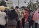 Terjadi kecelakaan kereta api di Padang. (Foto: tangkapan layar)