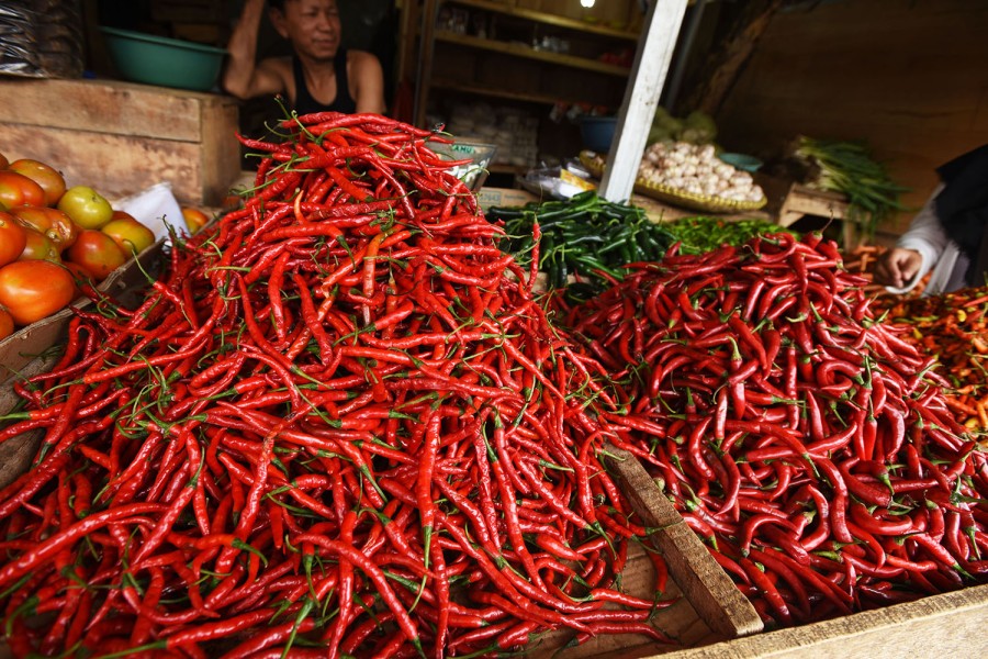 Harga cabai merah tembus Rp70.000 per kg. (Foto: istimewa)