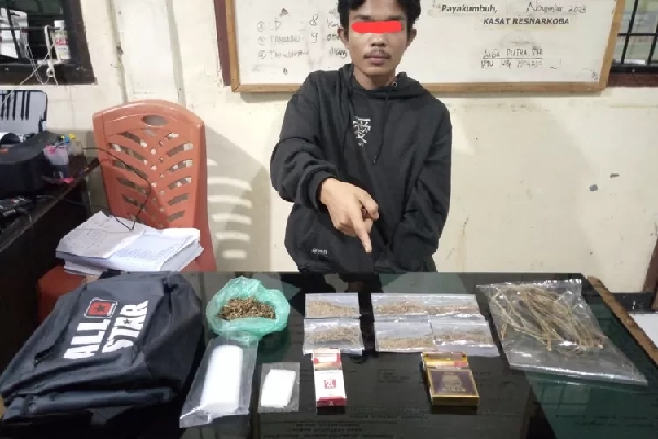 Remaja jadi pengedar narkoba di Payakumbuh. (Foto: istimewa)